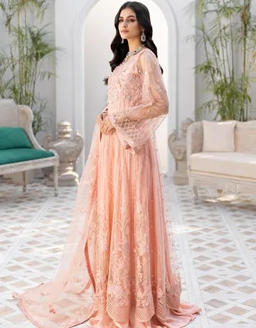 LF - 402 | Emaan Adeel Le Festa Premium Formals Vol 4 |  Unstitched Embroidered Chiffon Suits