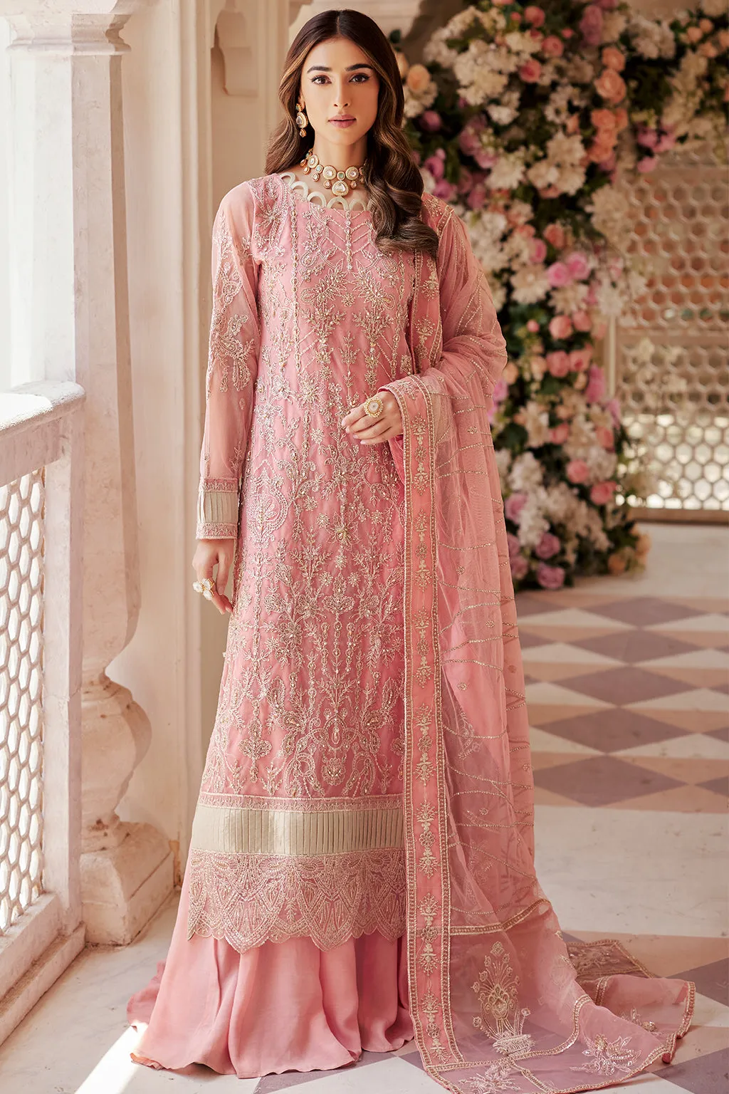 LX 01 | Collections Emaan Adeel Luxe Chiffon Collection 2023 | Unstitched and Stitched RTW Chiffon Embroidered Suits