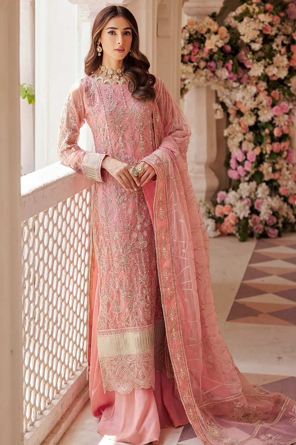 LX 01 | Collections Emaan Adeel Luxe Chiffon Collection 2023 | Unstitched and Stitched RTW Chiffon Embroidered Suits