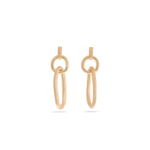 Marco Bicego Jaipur Polished & Engraved Link Drop Earrings