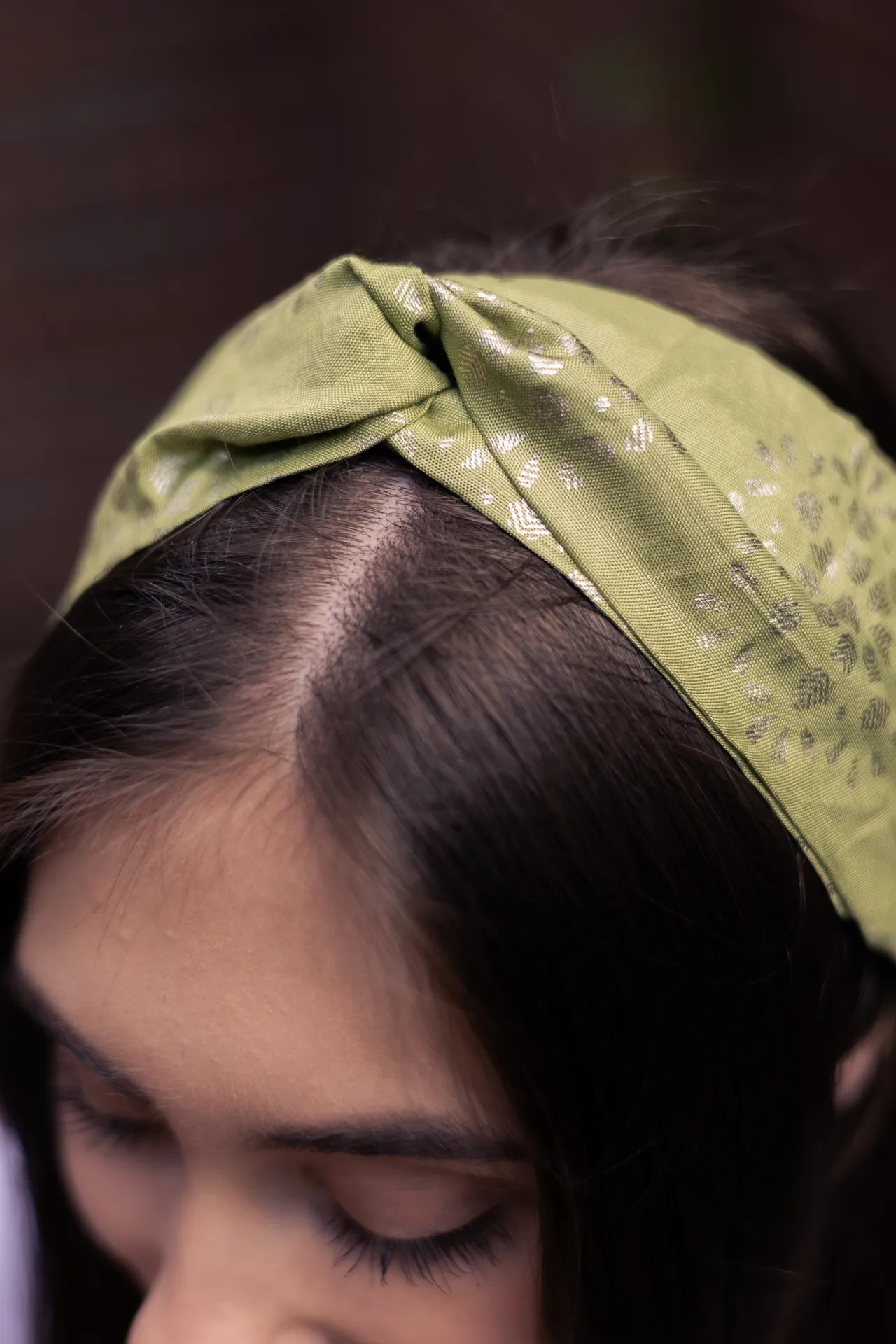 Maria Embroidered Soft Knot Headband