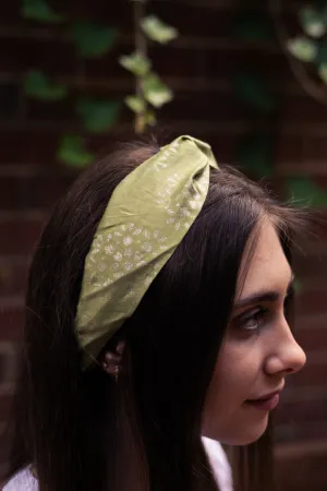 Maria Embroidered Soft Knot Headband