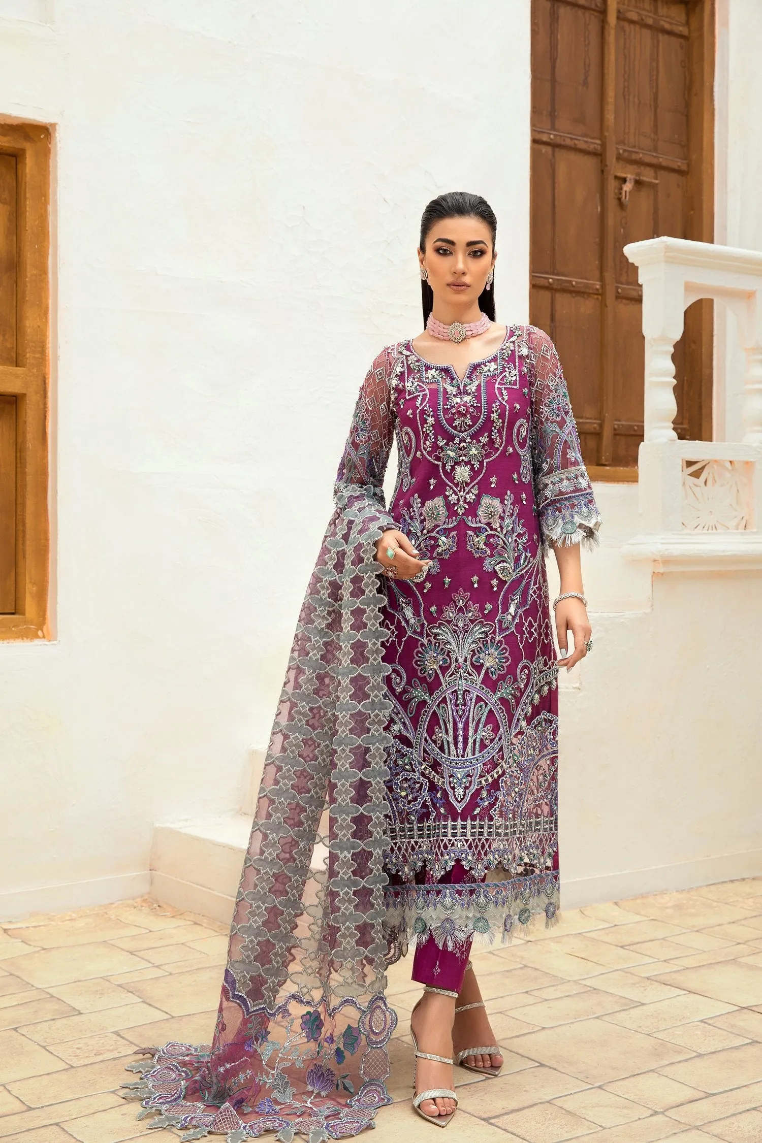 MEHAR | Maryam Hussain Marwa Festive Chapter 2 Collection 2021 | Unstitched Embroidered Suits