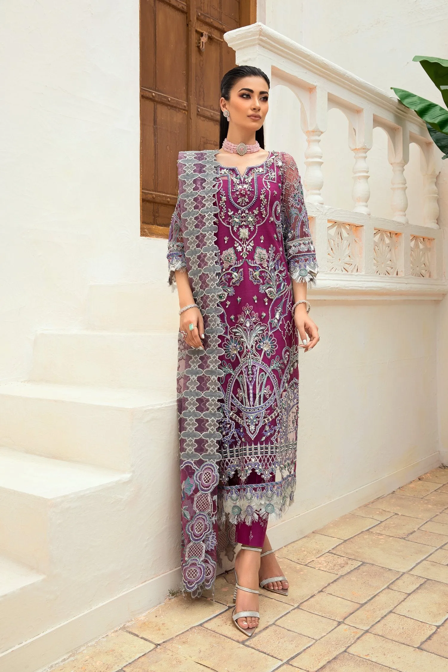 MEHAR | Maryam Hussain Marwa Festive Chapter 2 Collection 2021 | Unstitched Embroidered Suits