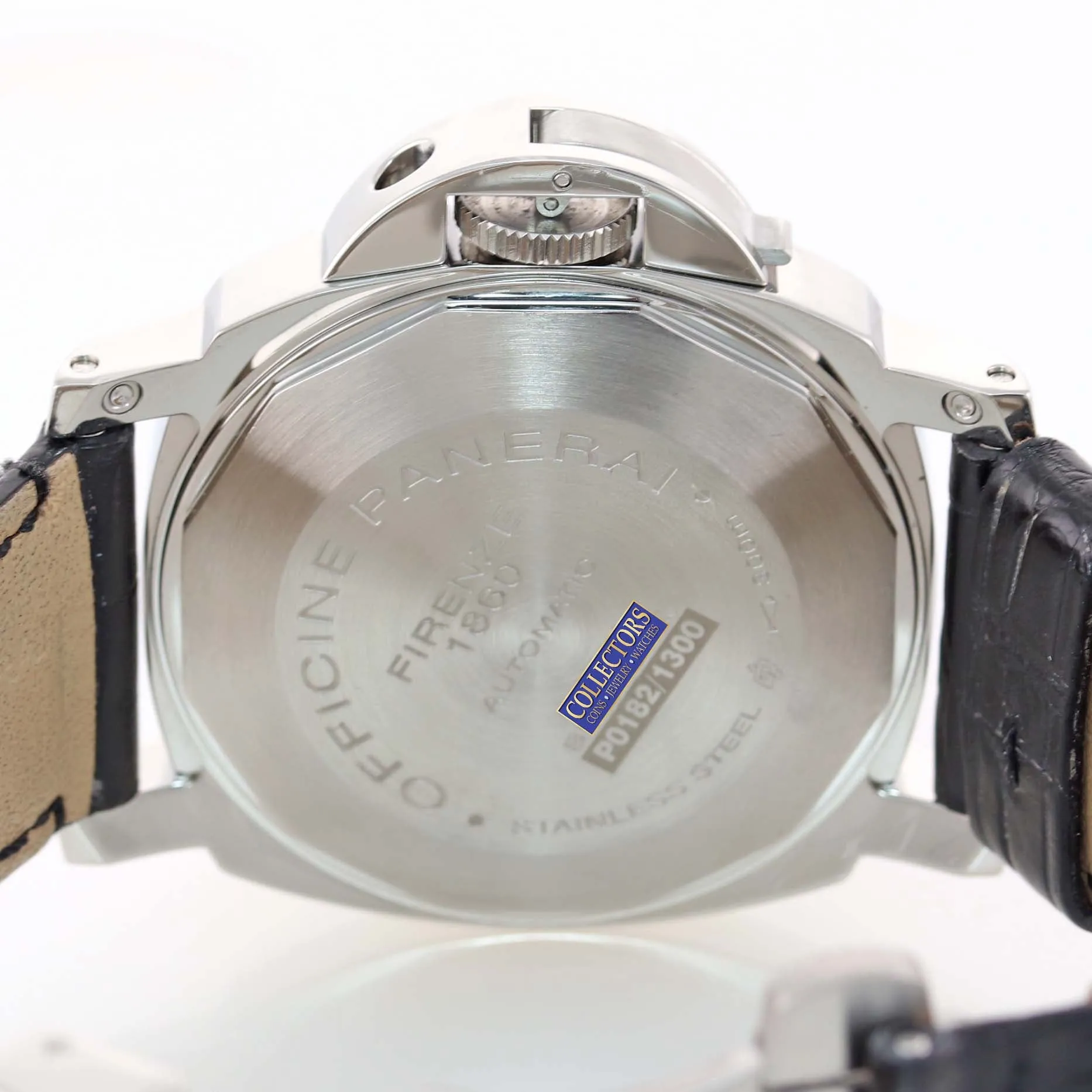 MINT Panerai PAM 090 Luminor Automatic Power Reserve Steel Date 44mm Watch
