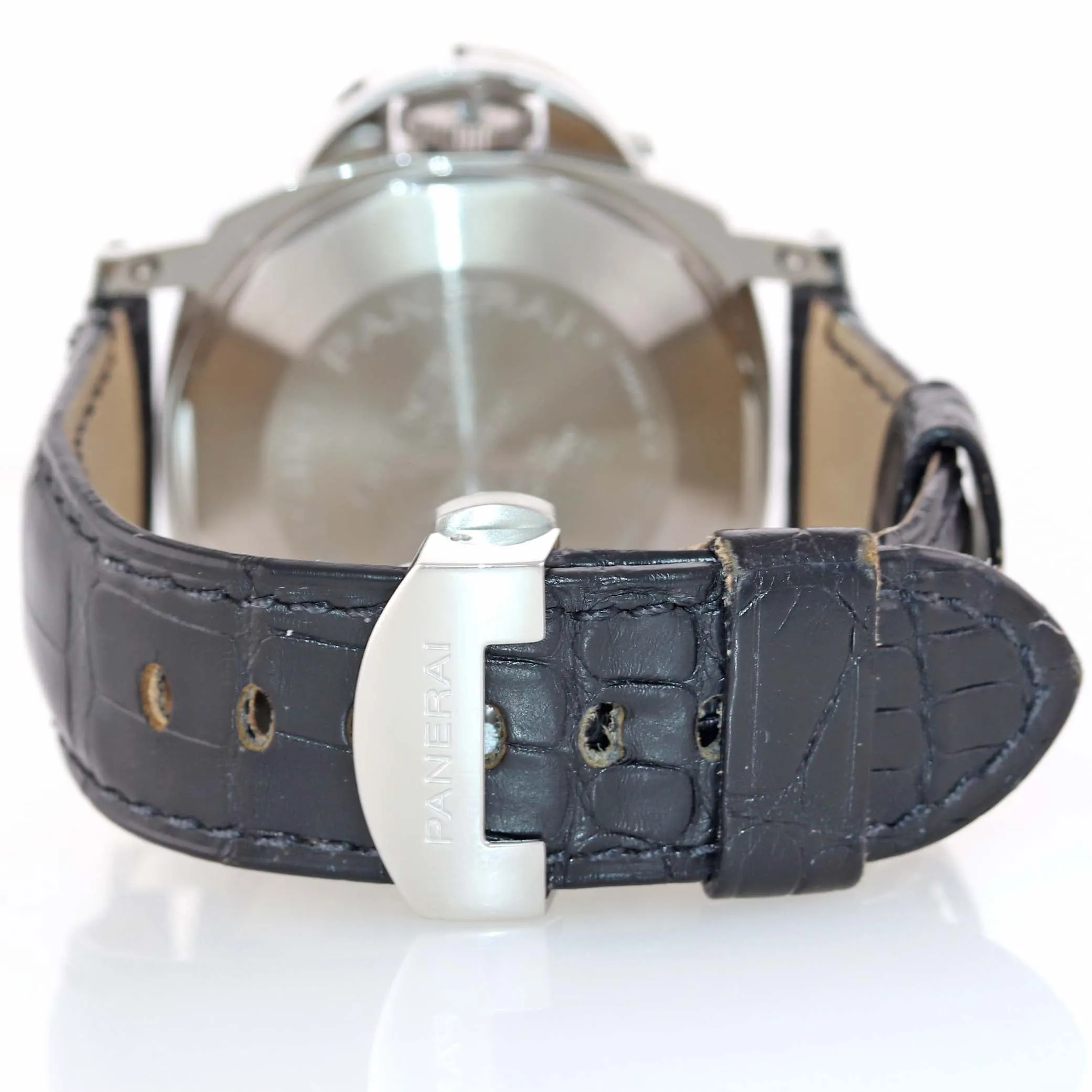 MINT Panerai PAM 090 Luminor Automatic Power Reserve Steel Date 44mm Watch