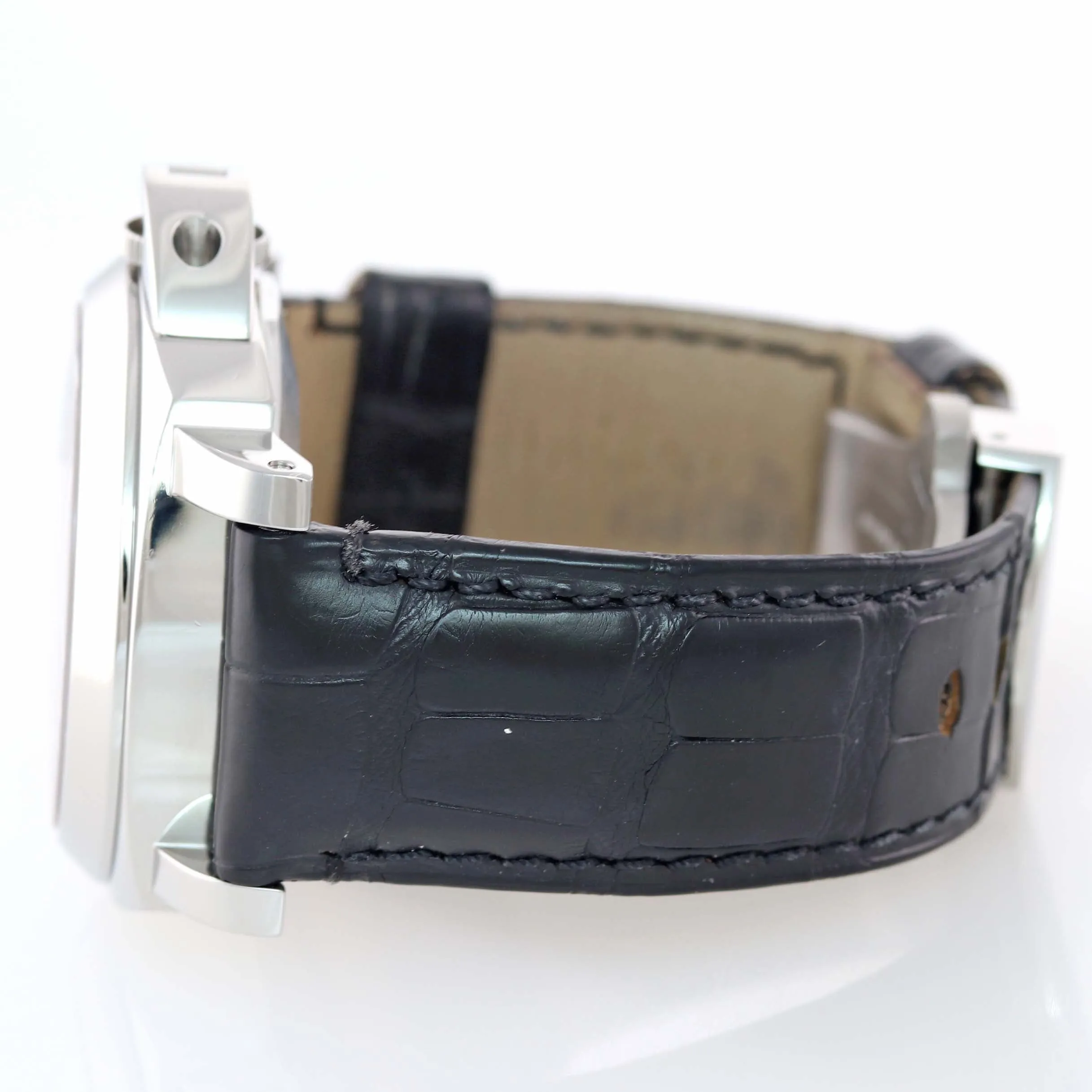 MINT Panerai PAM 090 Luminor Automatic Power Reserve Steel Date 44mm Watch