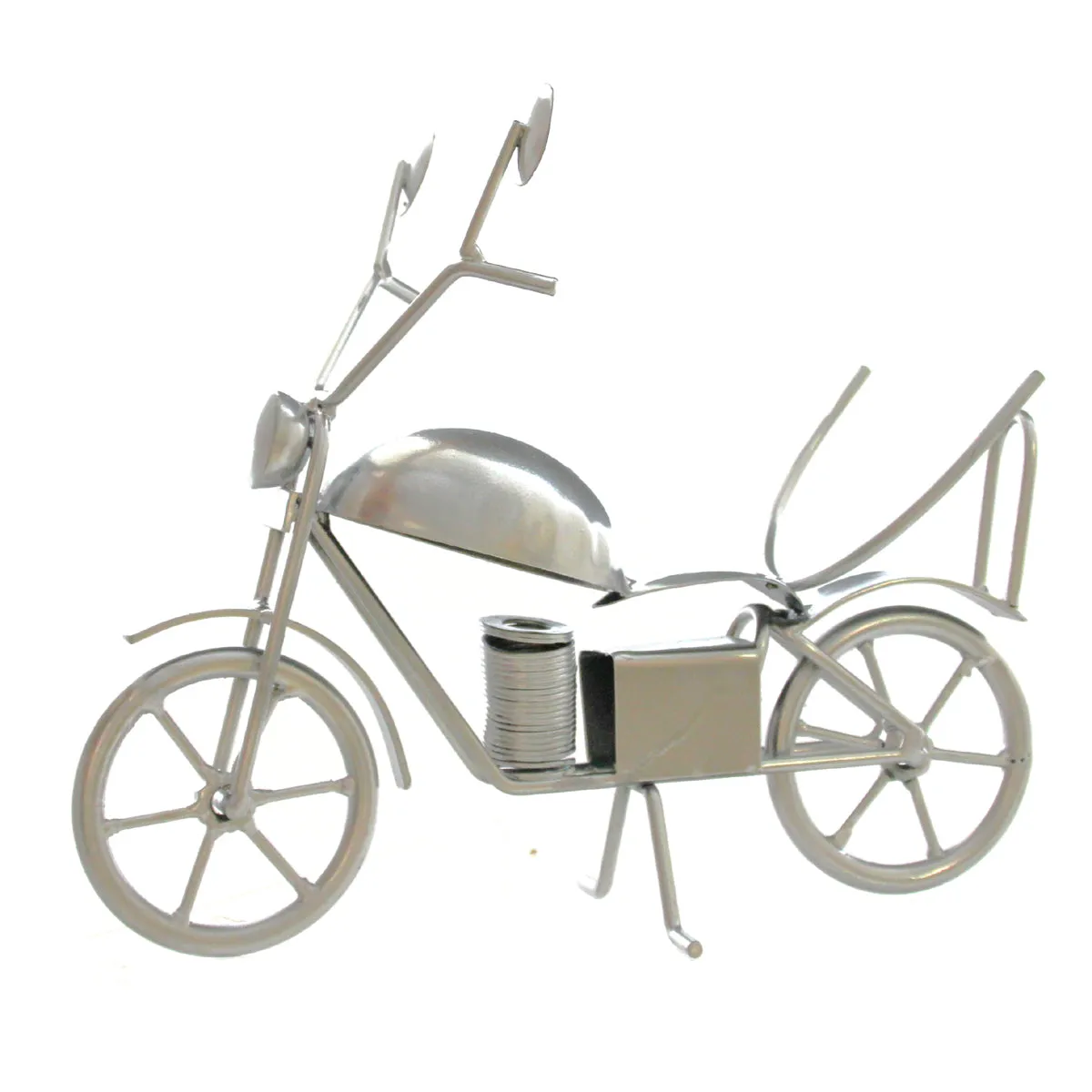 Motorcycle Bottle Holder Silver