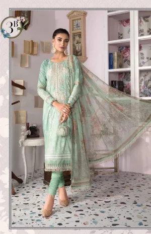 MPT-1103-B | Maria B Mprints Unstitched Eid Collection 2021 Vol-2