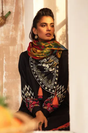 MPT 1209 B | Maria B MPrints Winter Collection 2021 | Unstitched Embroidered Khaddar Suits