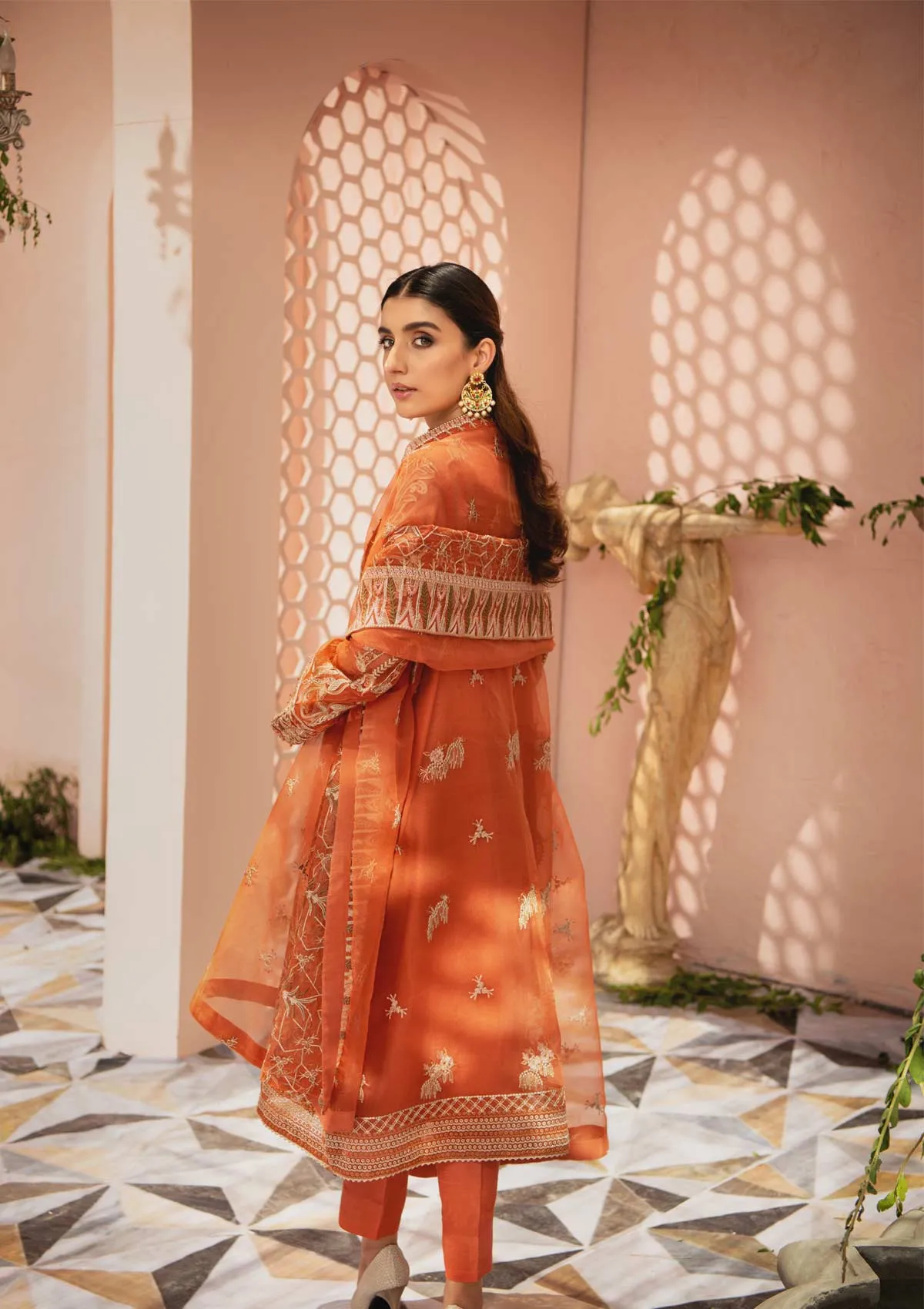 MYSTIQUE - LOOK 08 | AIK Atelier Festive Mystique Organza & Tule 2021 Collection | Unstitched Embroidered Organza Suits