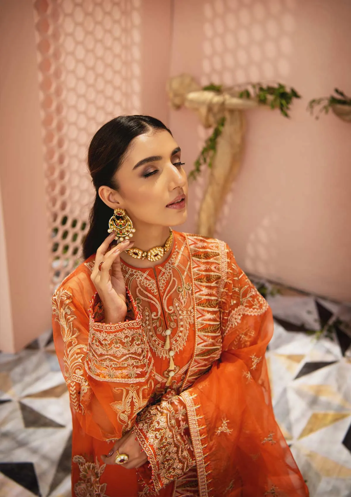 MYSTIQUE - LOOK 08 | AIK Atelier Festive Mystique Organza & Tule 2021 Collection | Unstitched Embroidered Organza Suits