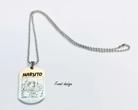 Naruto - Hyuga Hinata Engraved Dogtag necklace