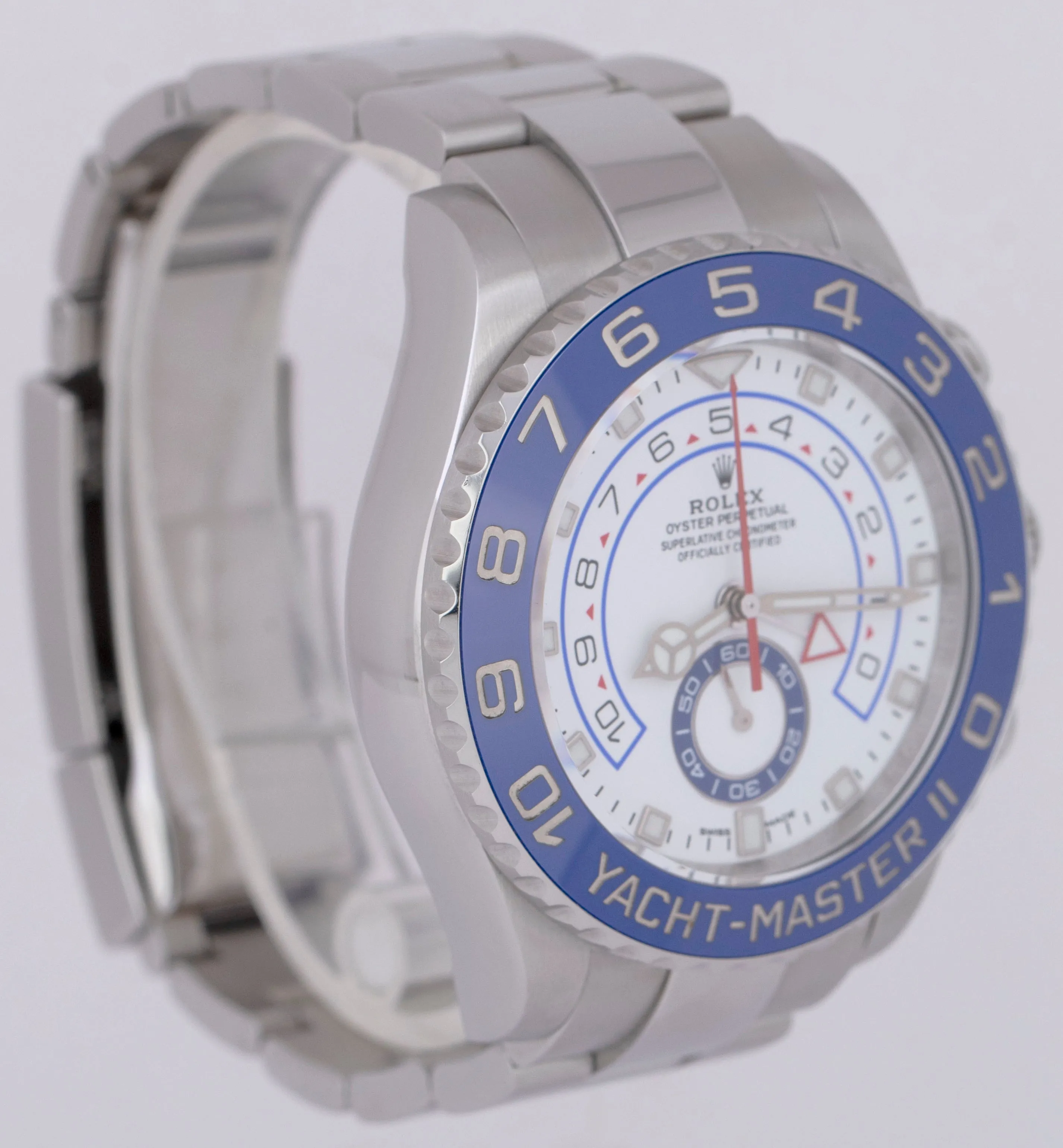 NEW PAPERS 2021 Rolex Yacht-Master II 44mm Stainless White 116680 Watch B P