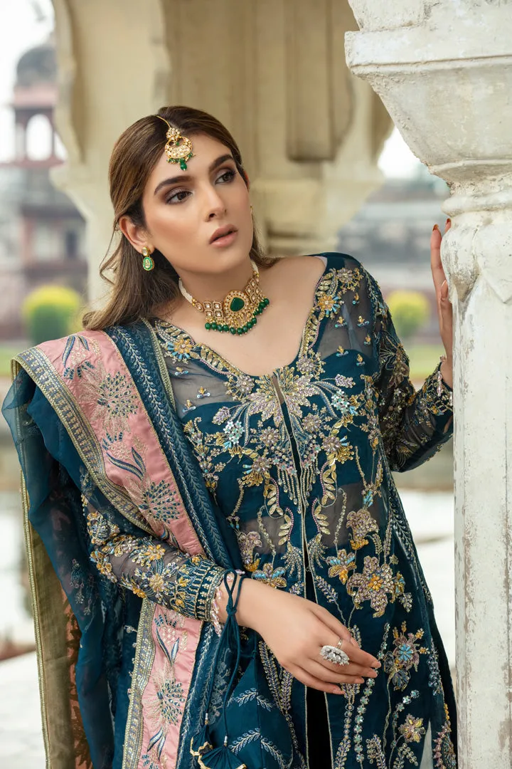 NIGAAR | AJR Couture Banno Ki Sahelian Collection | Unstitched Emroidered Hand Embellished Suits