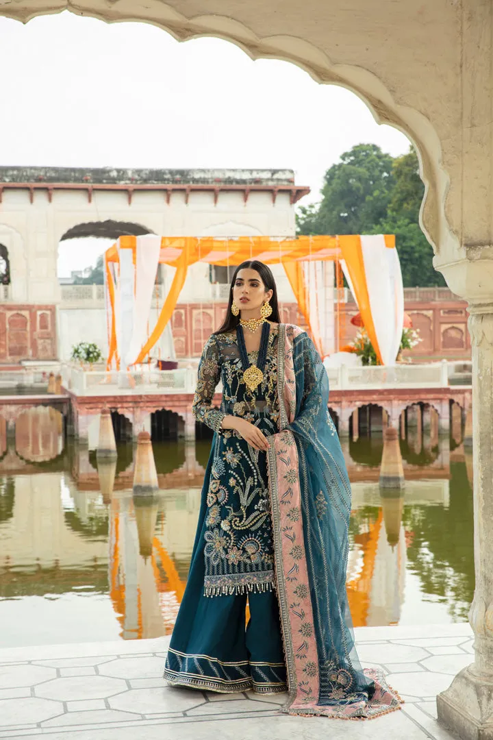 NIGAAR | AJR Couture Banno Ki Sahelian Collection | Unstitched Emroidered Hand Embellished Suits