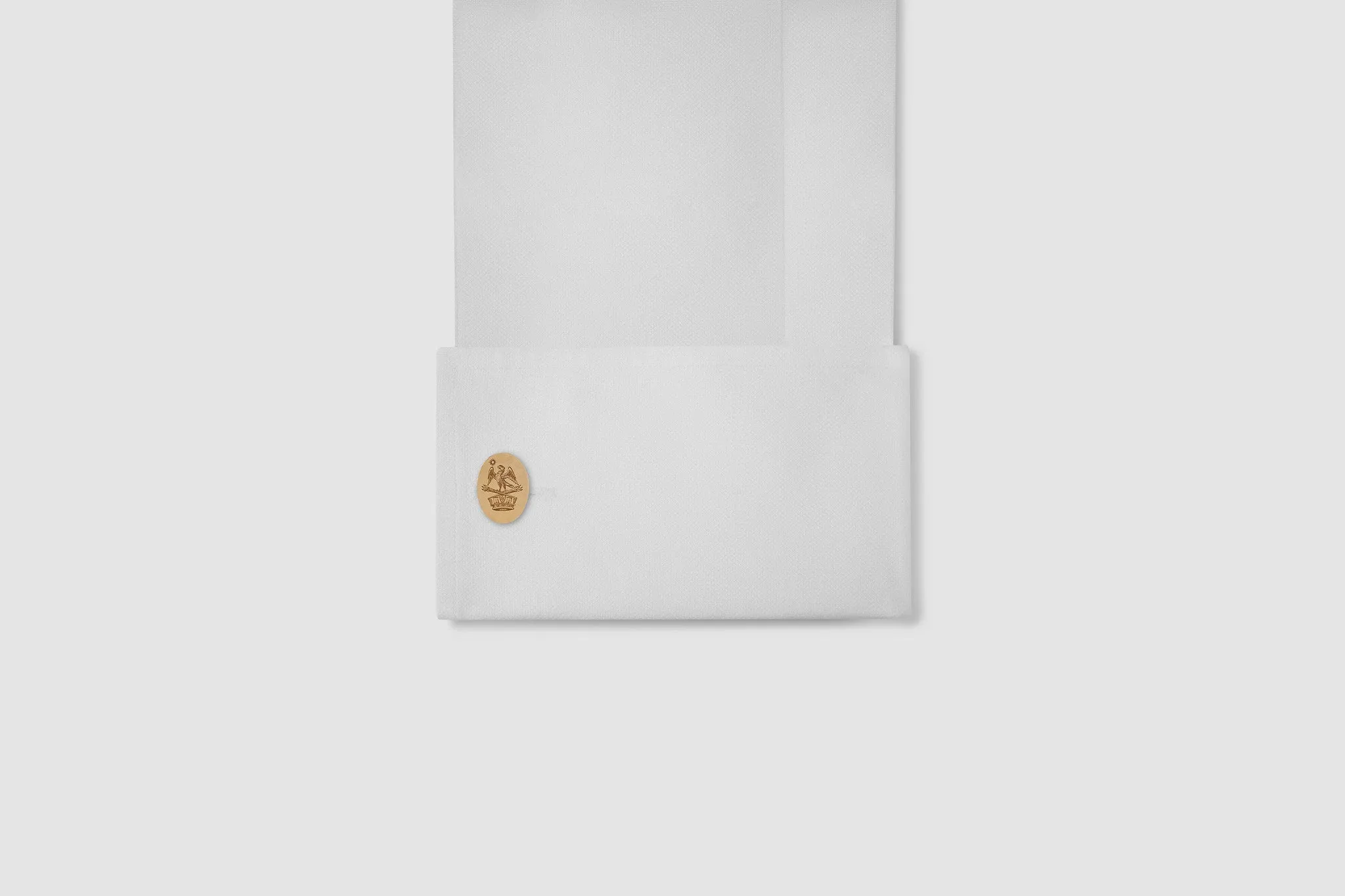 Oval Royal Naval Admiral Crest Cufflinks