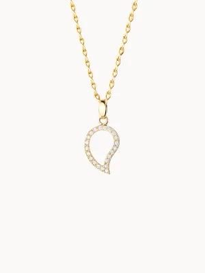 Pendant SIGNATURE small Diamond Pavé with Diamond Pavé