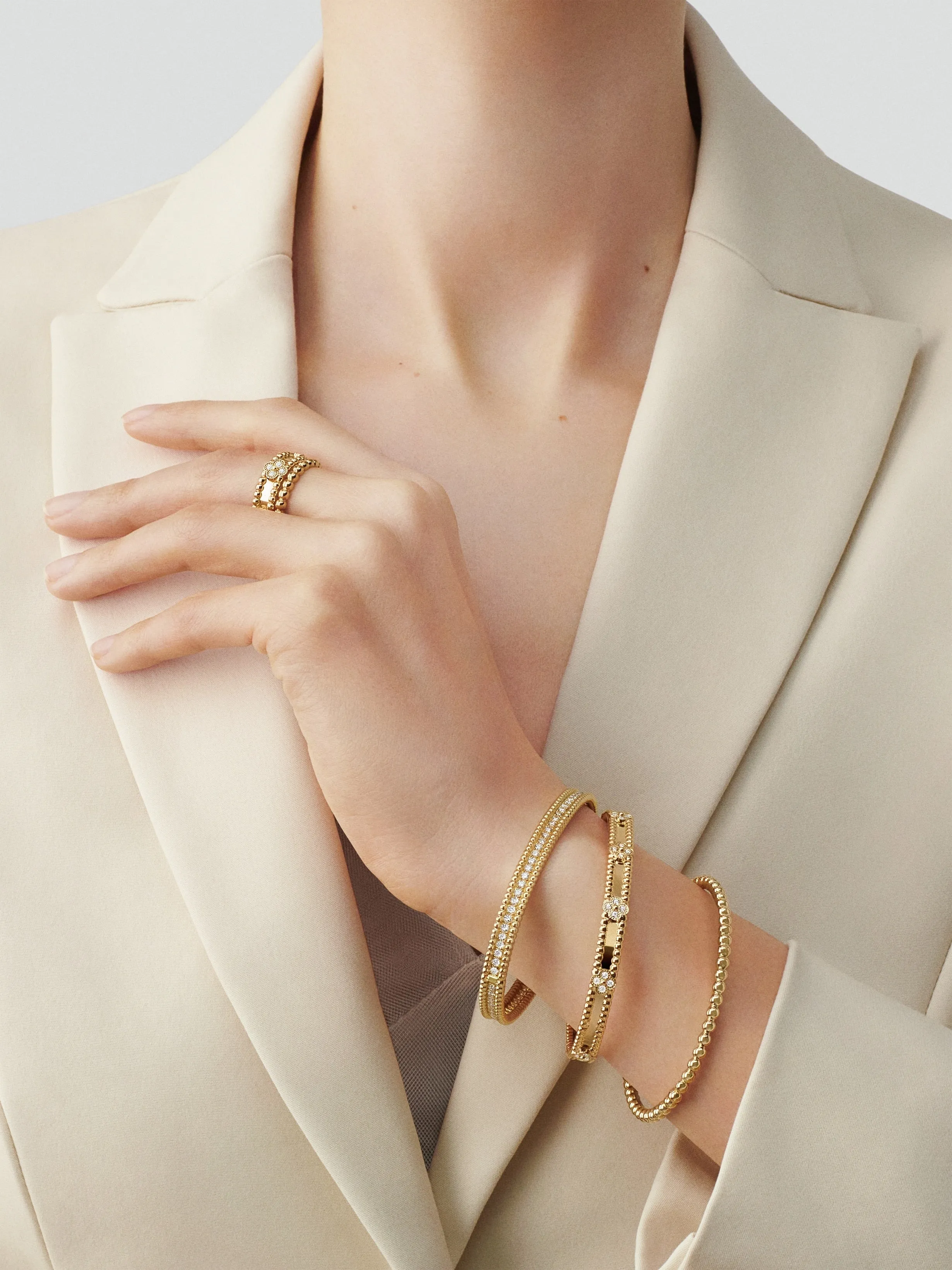 Perlée Clovers Bracelet, small model