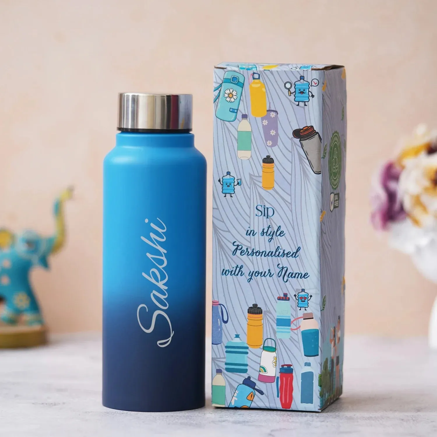 Personalized Perfect Classic Water Bottle - Multi Color 8