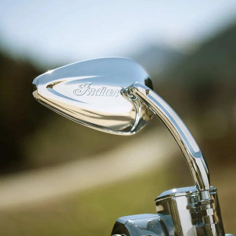 Pinnacle Mirrors in Chrome, Pair