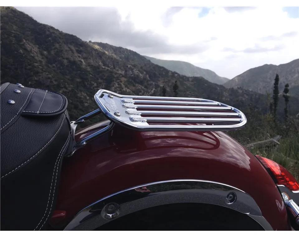 Pinnacle Solo Luggage Rack, Chrome
