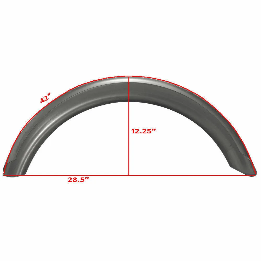 Premium 5" Wide Wassell Style Ribbed Fender