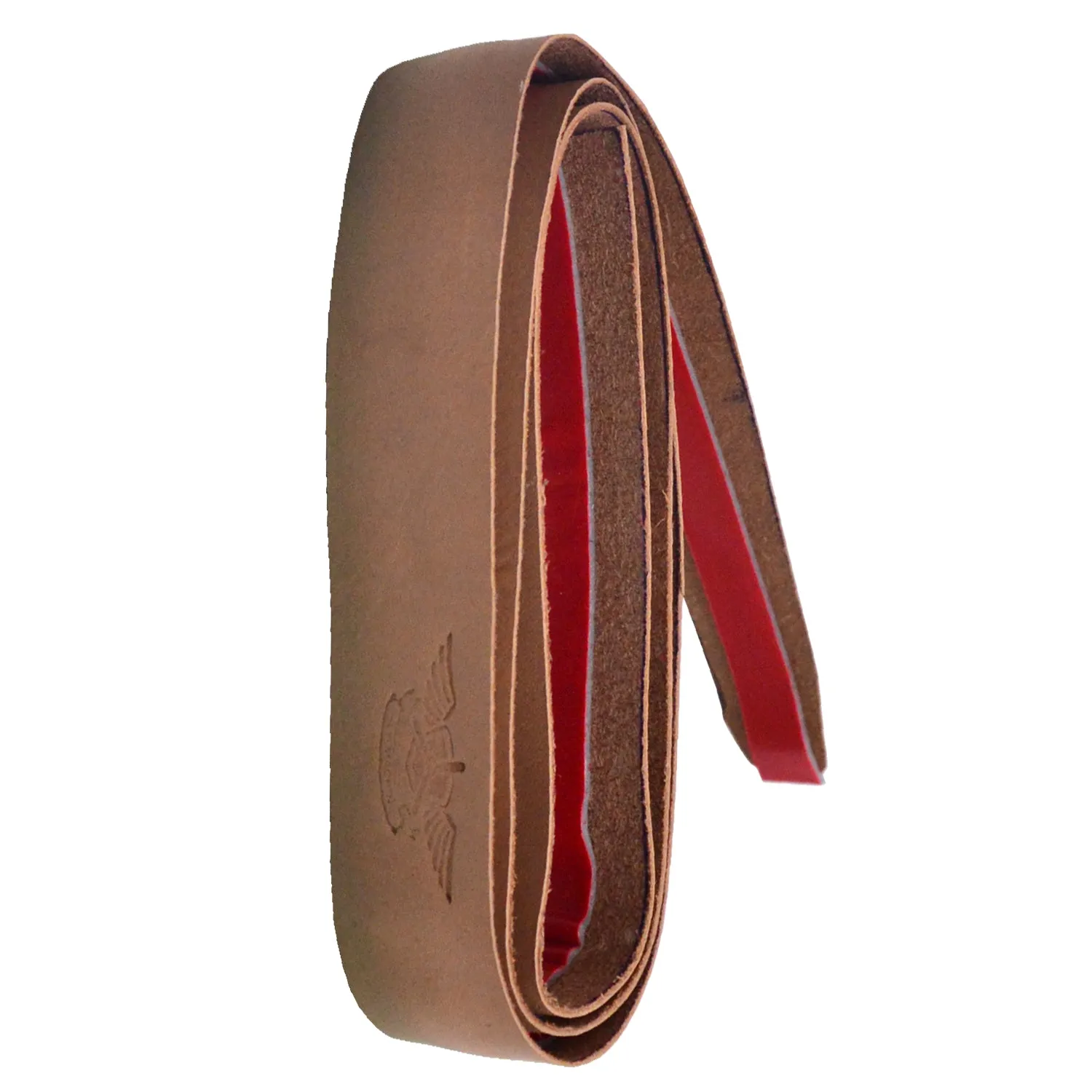 Premium Leather Handle Grip Warp For All Bikes & Scooty.(TAN)