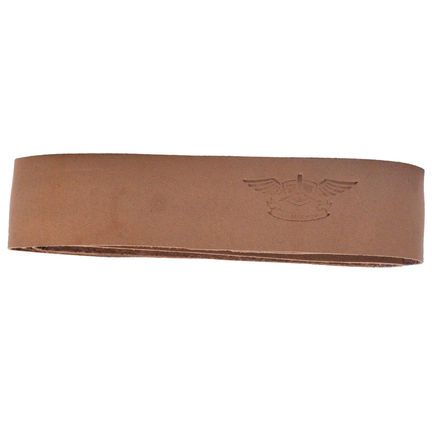 Premium Leather Handle Grip Warp For All Bikes & Scooty.(TAN)