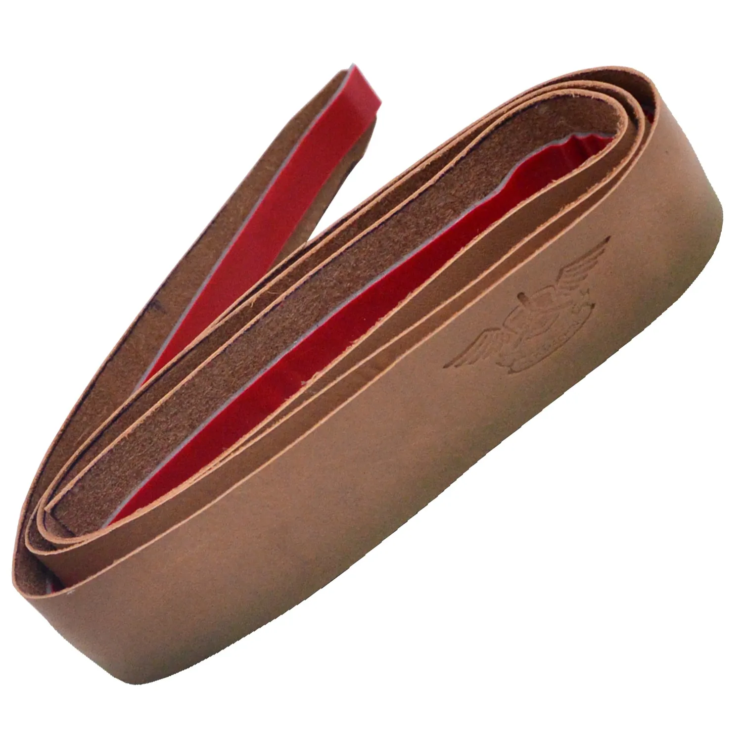 Premium Leather Handle Grip Warp For All Bikes & Scooty.(TAN)