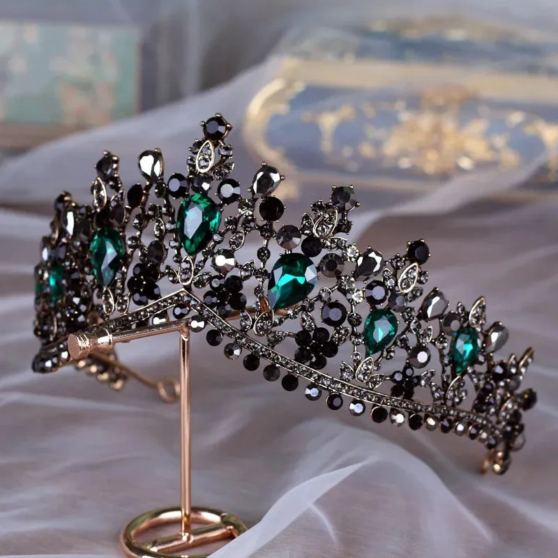 Red Rhinestone Tiara