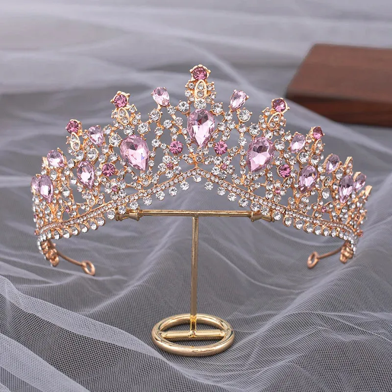 Red Rhinestone Tiara