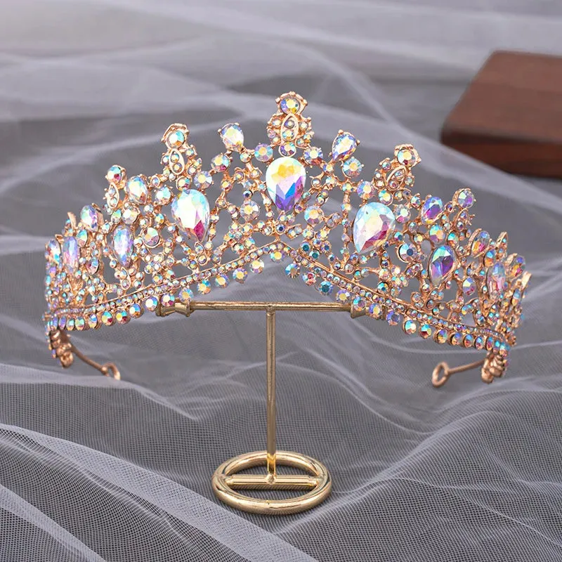 Red Rhinestone Tiara