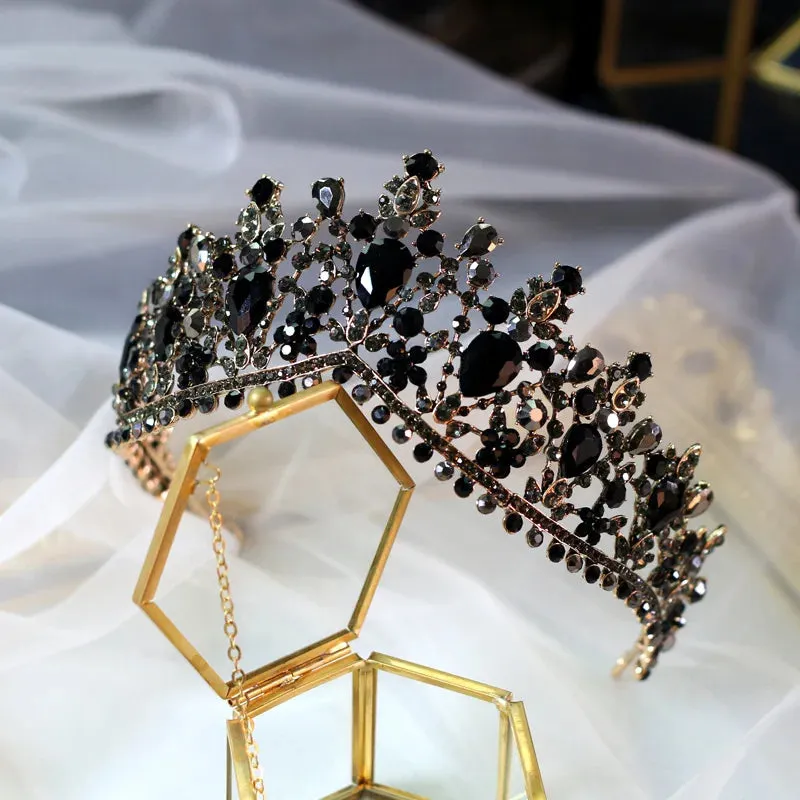 Red Rhinestone Tiara