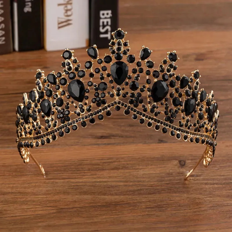 Red Rhinestone Tiara