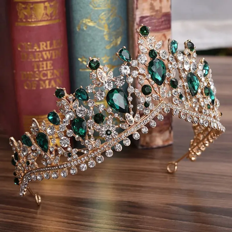 Red Rhinestone Tiara