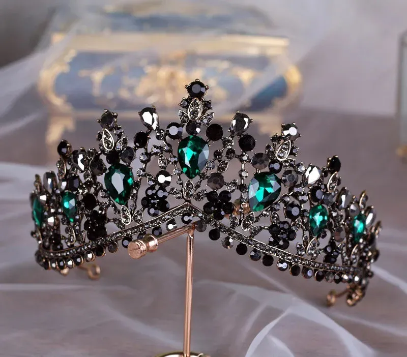 Red Rhinestone Tiara