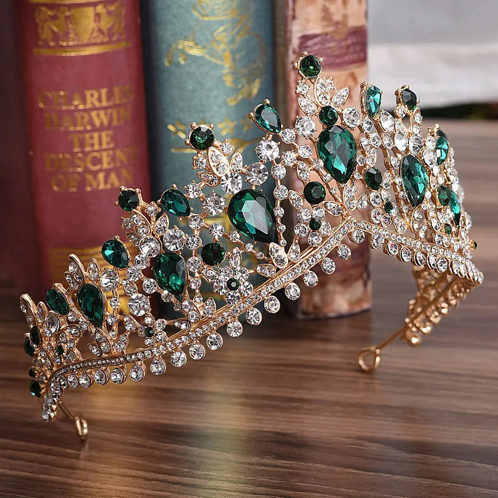 Red Rhinestone Tiara