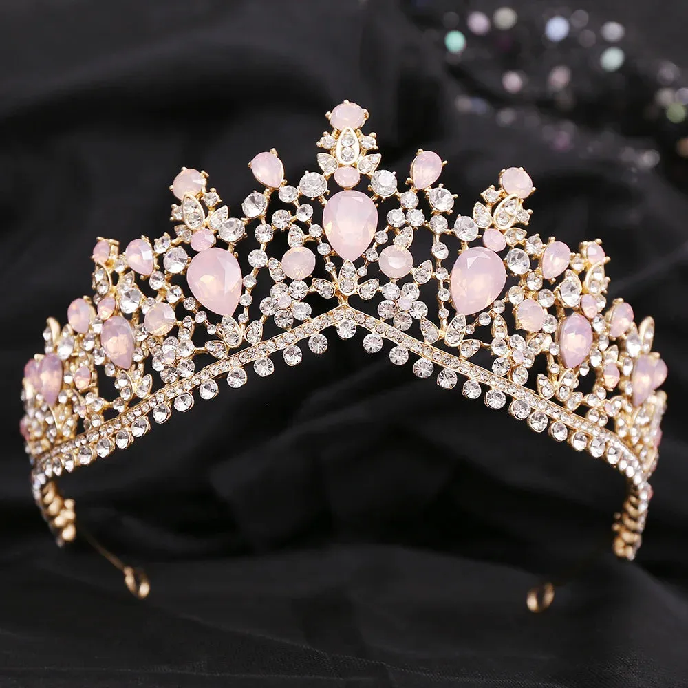 Red Rhinestone Tiara