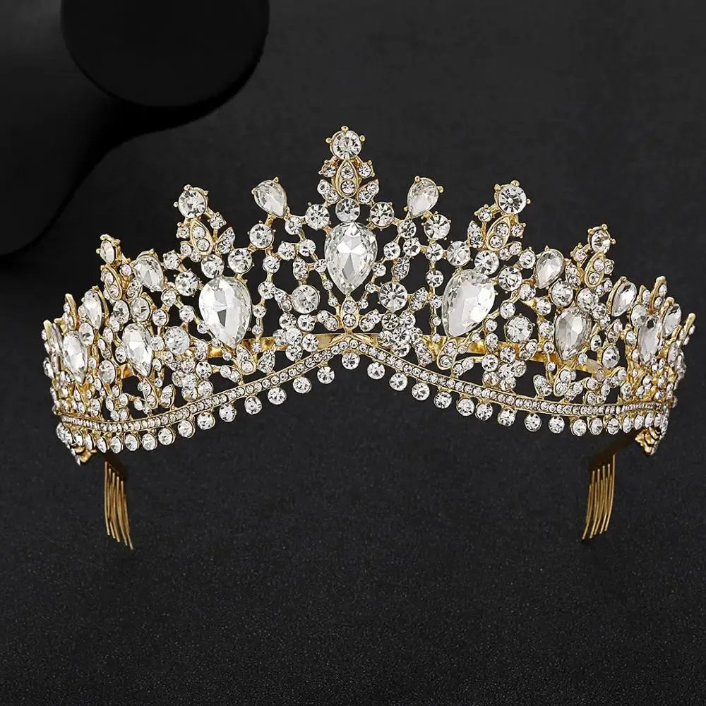 Red Rhinestone Tiara