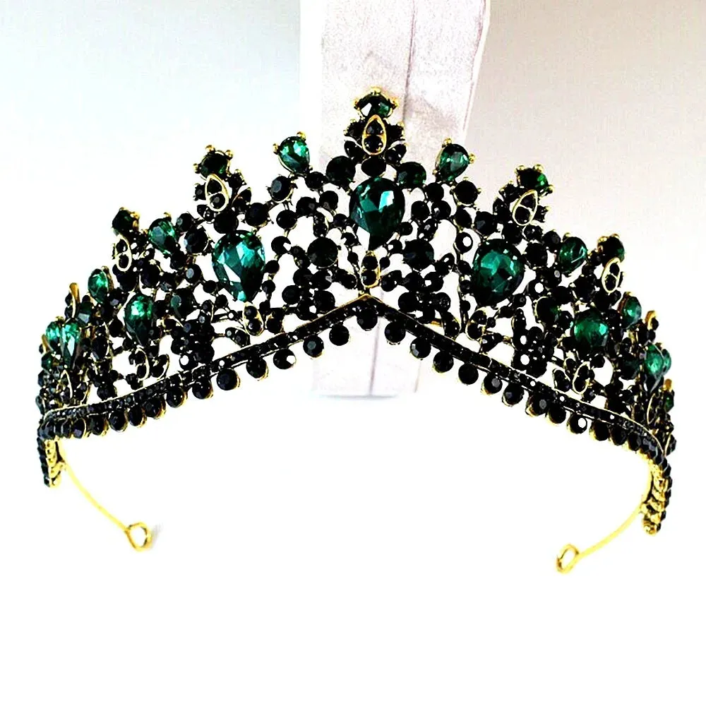 Red Rhinestone Tiara