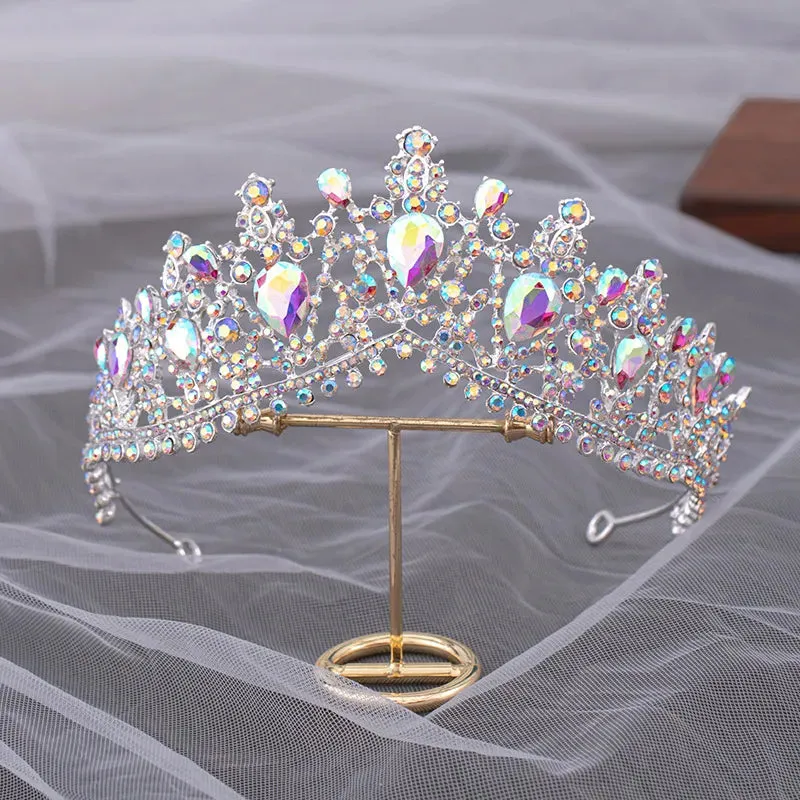 Red Rhinestone Tiara