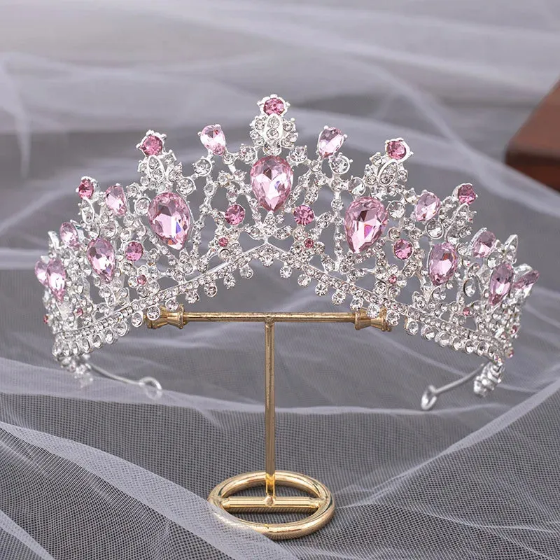 Red Rhinestone Tiara