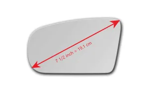 Replacement Mirror Glass for Chevrolet Classic 2004 - 2005