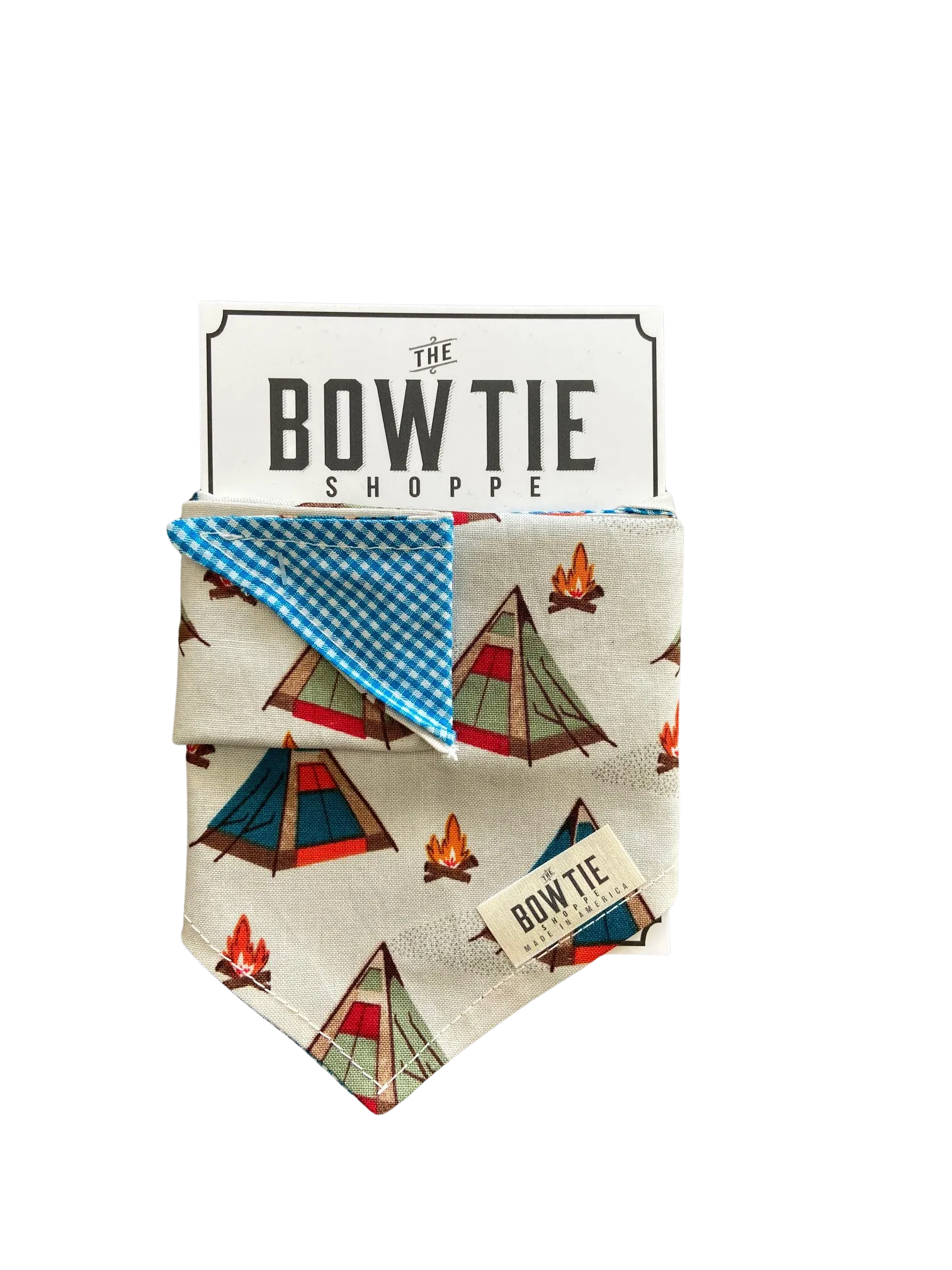 Reversible Pet Bandana - Campfire