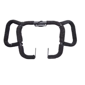 R.J.VON Leg Crash Guard With Wrap Black Rope