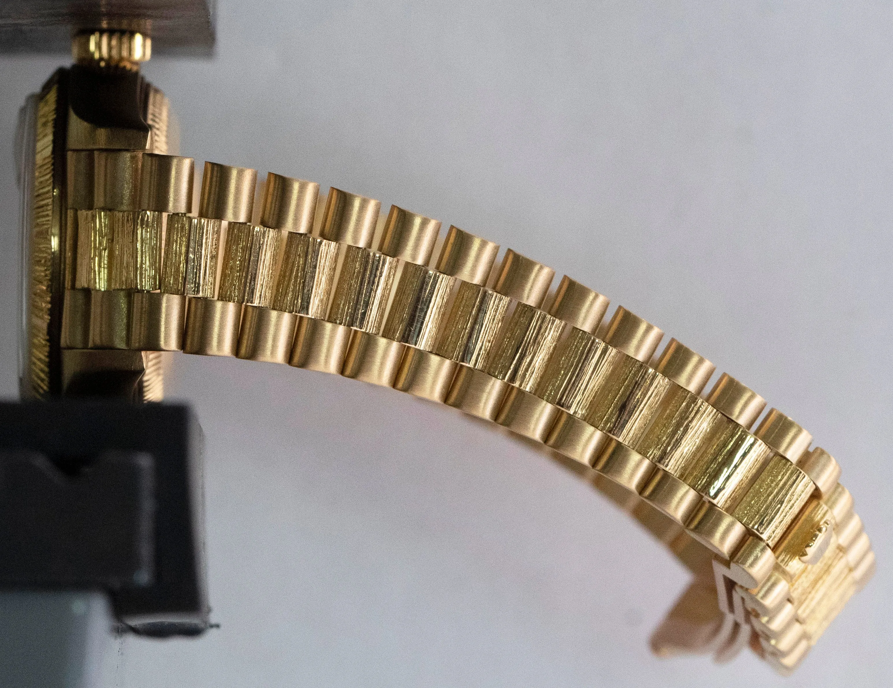 Rolex DateJust President BOILER GAUGE BARK 26mm Champagne 18K Yellow Gold 69278