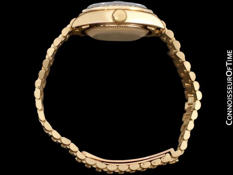 Rolex Ladies President Datejust Crown Collection, 69138 - 18K Gold & Factory Diamonds