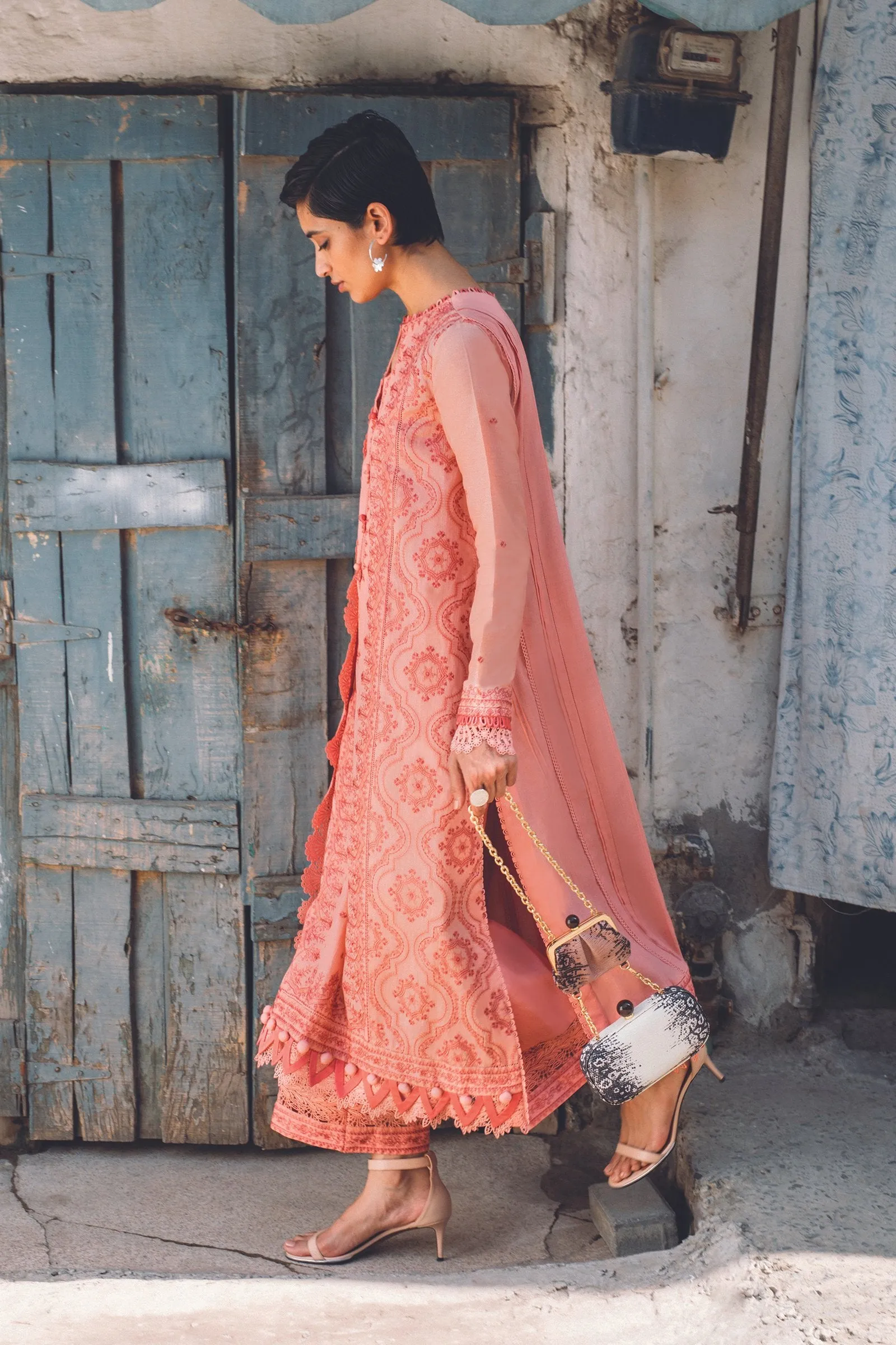 ROYA (ZW21-04) |  Zaha Hamrahi Winter Collection 2021 | Unstitched Embroidered Karandi Suits