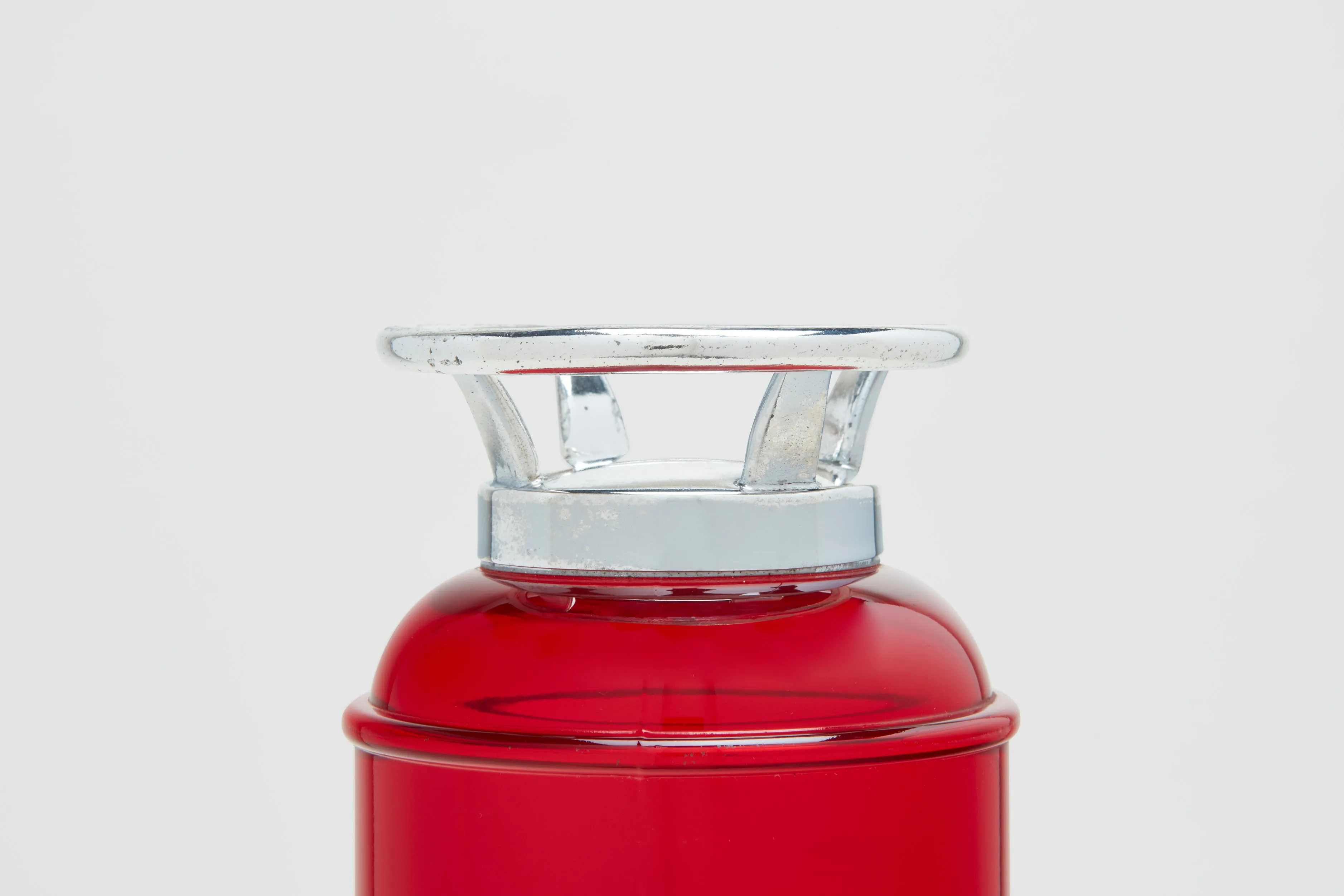 Ruby Glass 'Thirst Extinguisher' Cocktail Shaker